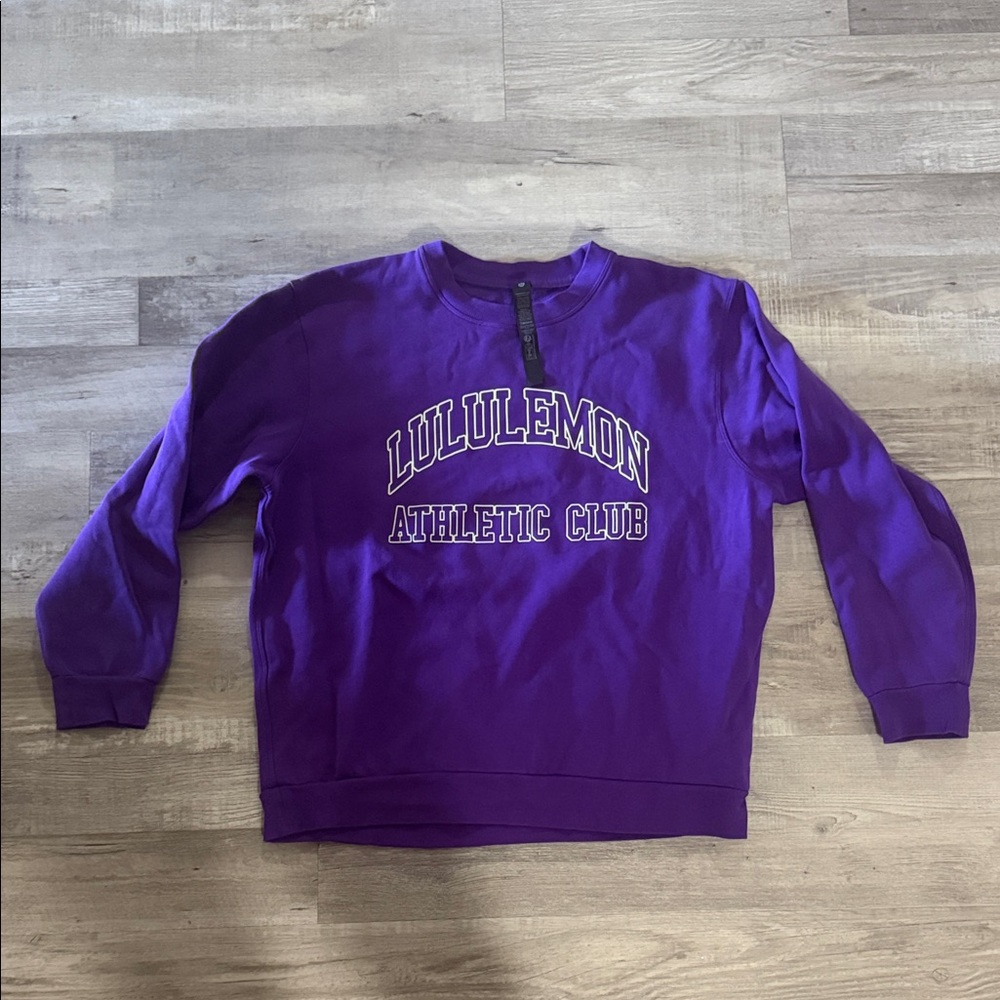 lululemon athletica Purple Graphic Athletic Club Crewneck